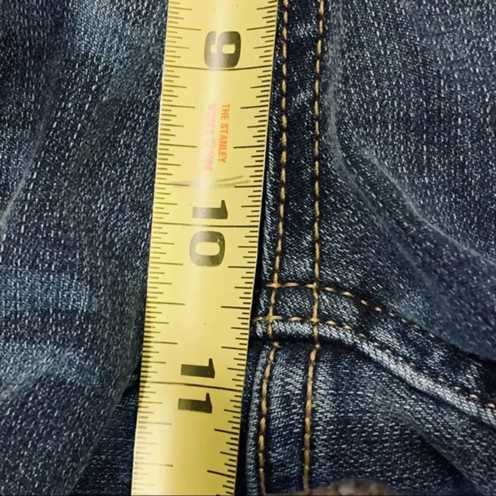 Unionbay High Rise Blue Camo Skinny Jeans 9 - Picture 15 of 16
